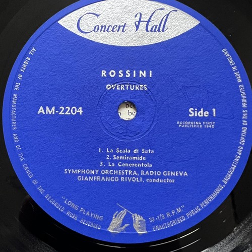 Rossini Famous Overtures Classical Vinyl AM 2204 - Picture 3 of 4