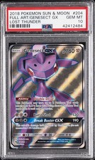 2018 POKEMON SUN & MOON LOST THUNDER #204 FULL ART/GENESECT GX PSA 10 on eBay