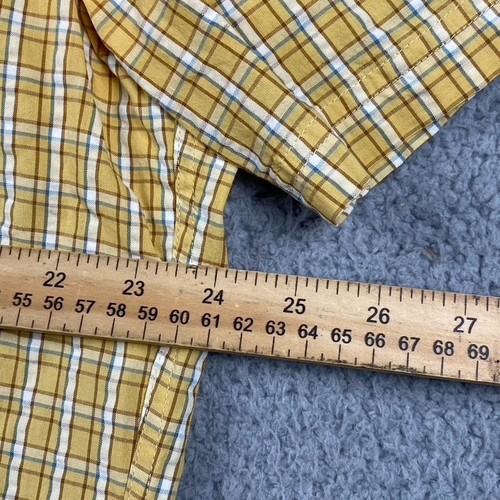 L.L. Bean Slightly Fitted Organic Cotton Seersucker Button Shirt Mens L Plaid - Picture 6 of 8