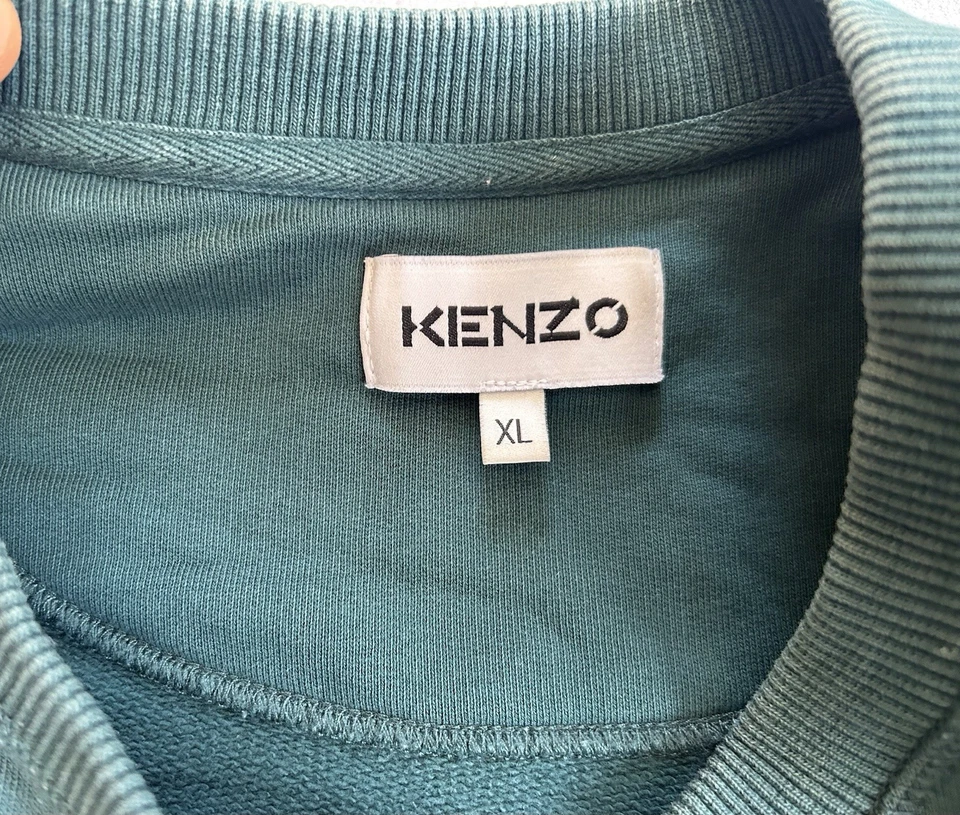 Sudadera Kenzo Paris Logo Tigre Para Hombre Talla XL Bordada Logo Grande **LEER** Foto 4 de 4