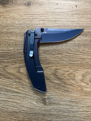 Kershaw Outright Framelock A/o Blue PVD 8cr13mov Stainless G10 Handle Knife 8320