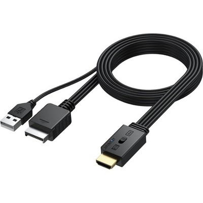 Vielseitiger PS1/PS2 HDMI Konverter mit 4:3/16:9 Schalter für einfaches Gaming