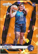 2024 Panini Prizm WNBA - Ice Orange Prizms Basketball Alissa Pili #150 NM