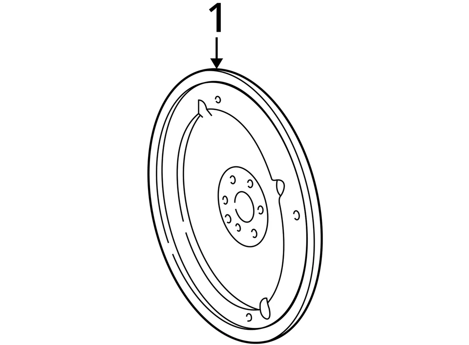 Flywheel/Flex Plate Automatic Transmission 4.6L Fits 04-14 FORD E150 VAN 463675 - Image 4 of 4