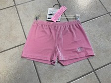 Adult Large GK ELITE Stretch Velvet Gymnastics Bar Spandex Style Bike Shorts NWT