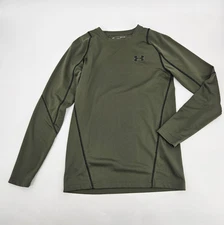 Under Armour Infrared Grid Long Sleeve Shirt Size Small Olive Green 1248936