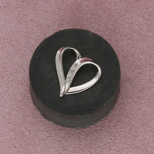 sterling silver diamond accent my daughter my heart pendant