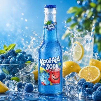 Kool-Aid Soda Blue Raspberry Lemonade 355ml | USA Amerika Import