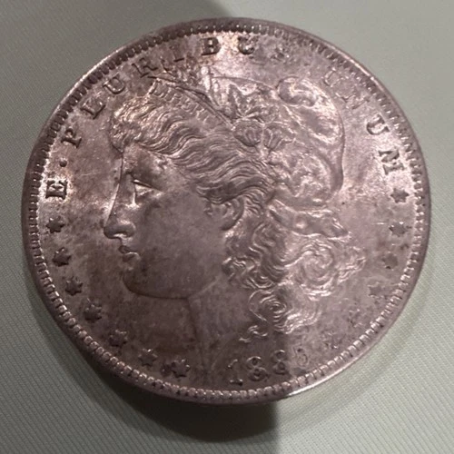 1885 O  Morgan Dollar New Orleans $1 Silver Coin Business Strike