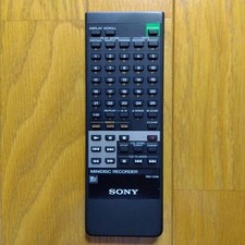 Sony RM-D1M Remote control Minidisc recorder Black color Audio from Japan USED