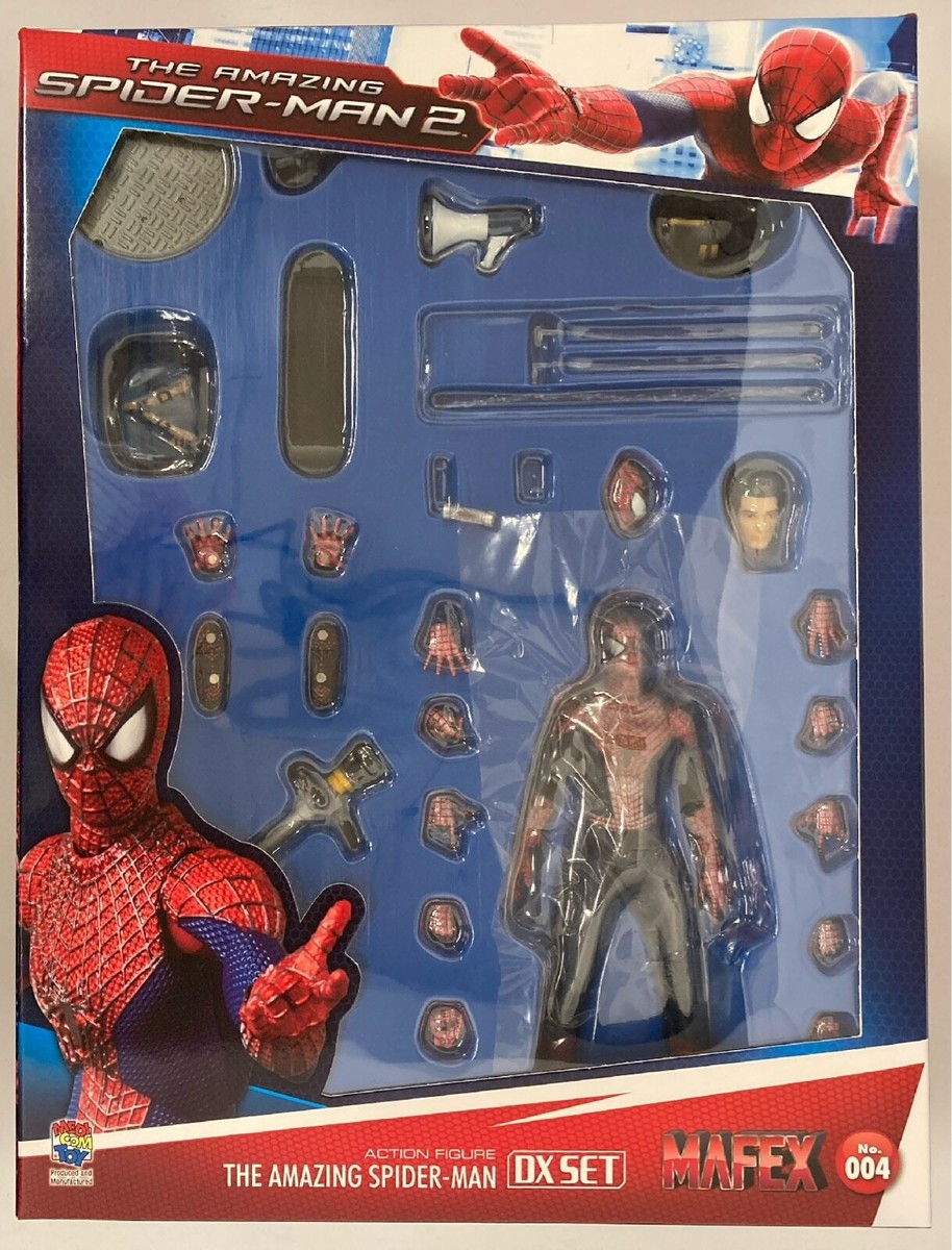 Medicom Toy MAFEX 004 THE AMAZING SPIDER-MAN 2 DX SET Figure