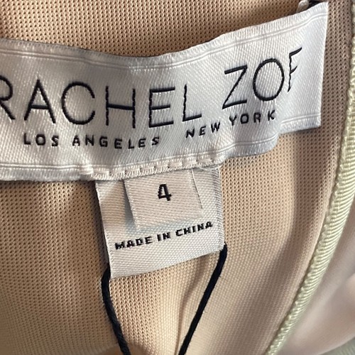 Rachel Zoe Elaina Strapless Mini Dress Womens 4 Iris Purple Strapless Ruffle - 第 7/11 張圖片