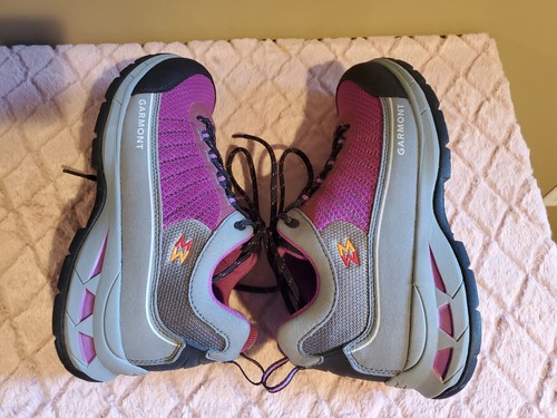 Purple/Gray Garmont Outdoor Shoe, Vibram Soles G-beneFIT Sz 9 Hiking Outdoor - 第 5/6 張圖片
