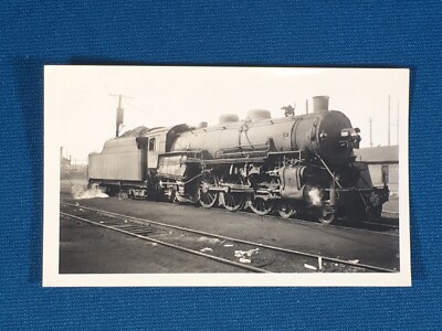 Lehigh Valley Railroad Zug Lokomotive Nr. Antikes Foto 2032