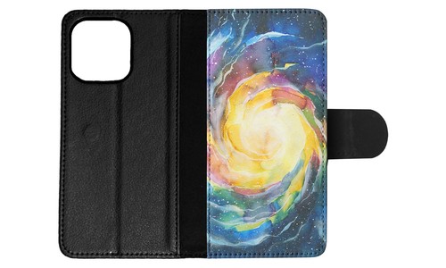 FLIP CASE FOR APPLE IPHONE|WATERCOLOR SPACE ART 15 - Picture 4 of 193