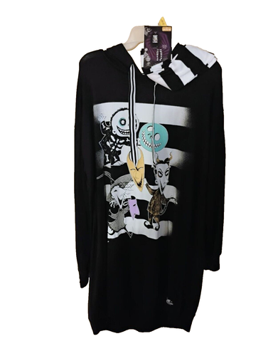 NEW Disney Nightmare Before Christmas Sleep Shirt Socks Set NEW (L) 12W-14W