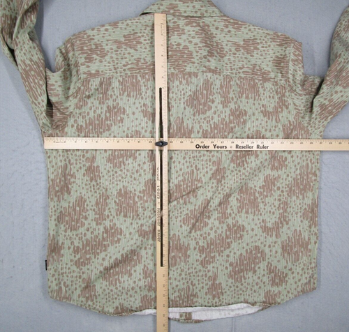 Only Sons Jacket Mens 2XL XXL Green Camo Snap On Steam RLX AOP Twill Shacket - Picture 6 of 9