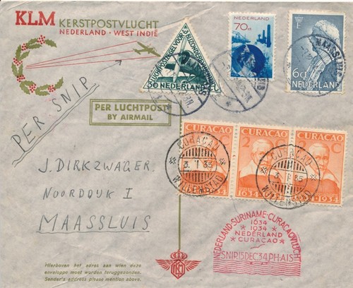 NETHERLANDS ANTILLES Sc 112x3 MIXED POSTAGE NETHERLANDS 195 FVF  SEE SCAN - Afbeelding 1 van 1