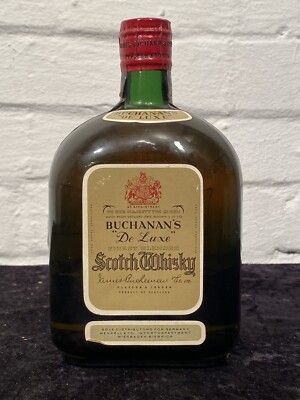 Buchanan´s de Luxe Scotch Whiskey Rarität 60er 70er Jahre Whisky 43%