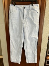 Ann Taylor Loft Women s Dress Pants Size 6 Cotton Blend Light Blue Straight Leg
