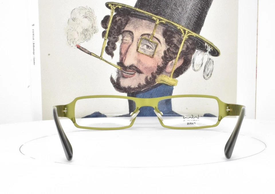 Gafas vintage JEAN LAFONT verde oscuro 54-18-140 Achille 472 Foto 4 de 4