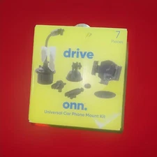 Drive Onn Universal Car Phone Mount Kit 7 pieces cell phone NIB Apple/Andriod