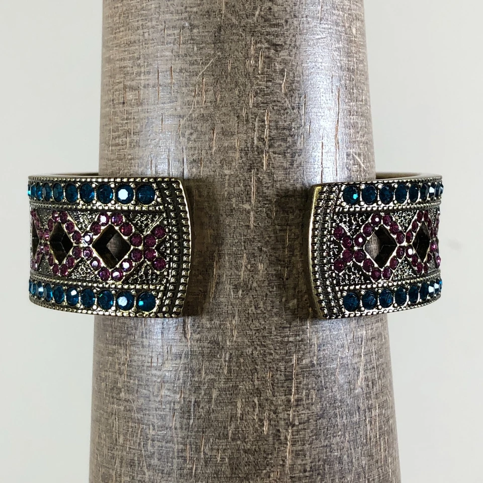 Heidi Daus Feminino B10245 Vestido Multicolorido Bracelete de Cristal Relógio de Quartzo 6 1/2" - Imagem 4 de 4