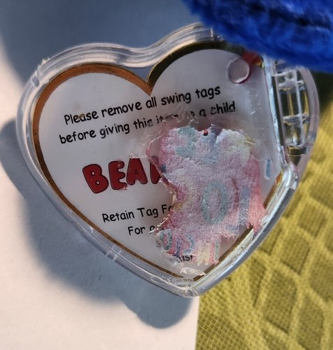 TY Beanie Baby Clubby 1998 Blue Teddy Bear - Picture 5 of 5