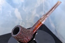 Tinderbox Verona 904 Russet Coral Estate Pipe Billiard Heavy rusticated! Italy
