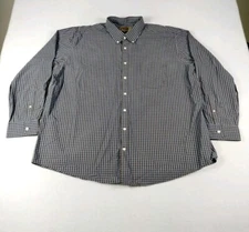 The Foundry Supply Co Shirt Mens 2XL Blue Corpcore Professional Workwear Office