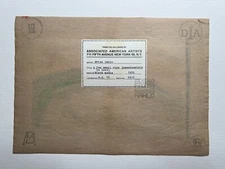 Frida Kahlo Drawing on paper (Handmade) signed and stamped mixed media.