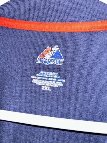 World Baseball Classic Shirt Mens 2XL Blue Crew Majestic US Champion WBCI 2009 - Picture 5 of 8