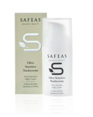 SAFEAS ORGANIC BEAUTY -  Olive Sensitive Nachtcreme - 30 ml