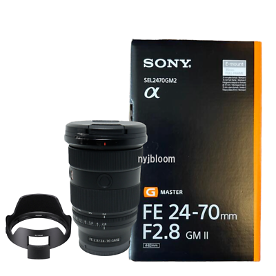 SONY Eマウント SEL2470GM2 24-70mm F2.8 Amazon.com: Sony FE 24-70 公釐F2.8 GM II SEL2470GM2 G 主鏡頭,適用