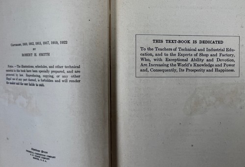 Libro de texto de trabajo avanzado de máquina 1922 torno fresado molienda edición industrial. - Imagen 7 de 8