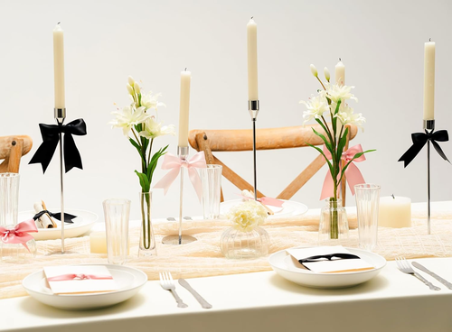 Light Pink Satin Ribbon 2.5 Inch Double-Faced Valentines Day Ribbons for Flower - Picture 7 of 7