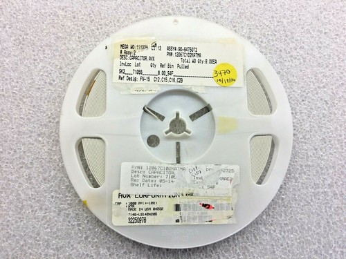 (100 PIECE LOT) 12067C102KATMA, AVX, MLCC, 500 V, X7R, 0.001 uF, SMD, 1206 - Picture 1 of 2