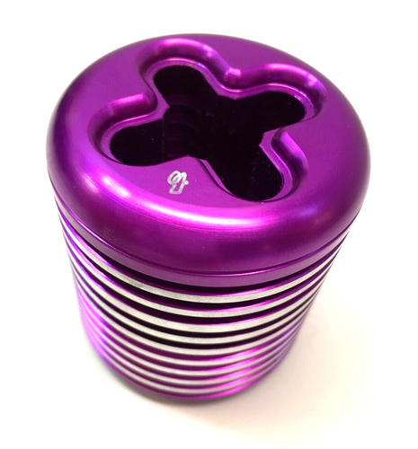 Custom 1/8 Scale Nitro Engine Cooling Head Purple Nice!