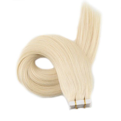 Seamless Tape In Hair Extensions Pu Skin Invisible Glue Russian Human Hair 12A - Picture 15 of 88