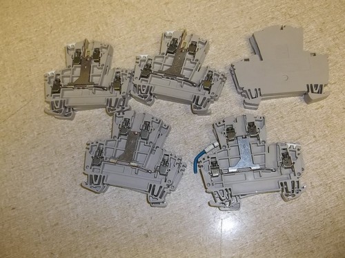 Weidmuller 1021500000 Lot of 10 Terminal Block Contacts WDK 2.5 *FREE SHIP*