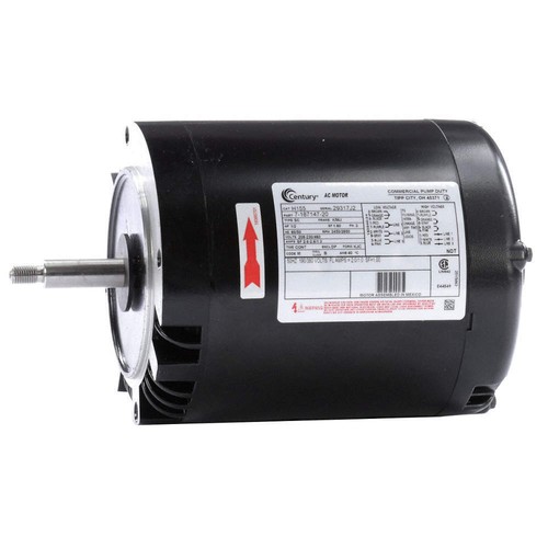 CENTURY H155 Pump Motor,3-Phase Design,Steel Frame 60WD38