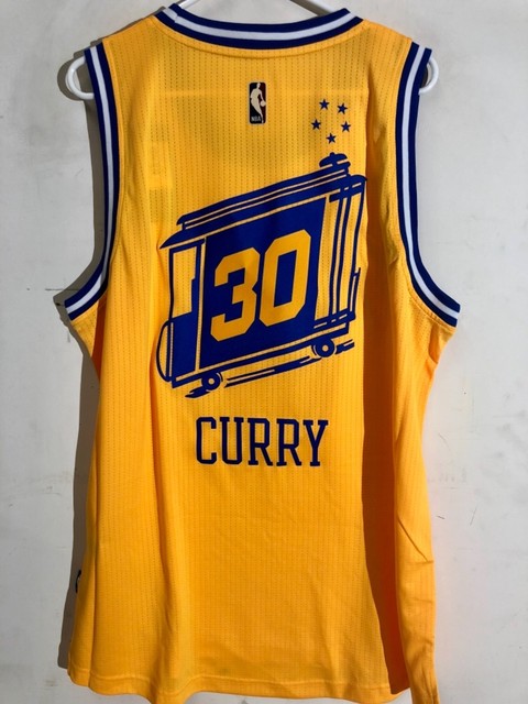 stephen curry gold jersey