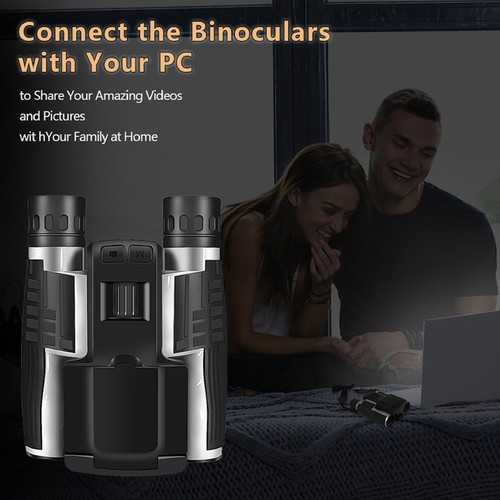 12x32 Binoculars With Camera 2.4 Inch Color Display 2.5K 48MP Video Photo Kit - Picture 19 of 24