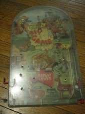 The Big Game Bagatelle 1950's Toy Pinball Game. 10 x 16" (MW-104)