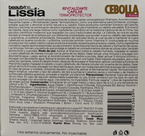 3 Ampollas Revitalizante Capilar Cebolla Biotina Ampulles Biotin Onion - Picture 4 of 4