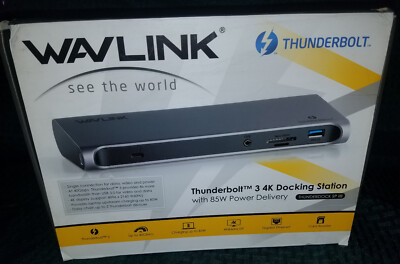 Wavlink Thundersock SP III 4K Docking Station. wav link.see the world