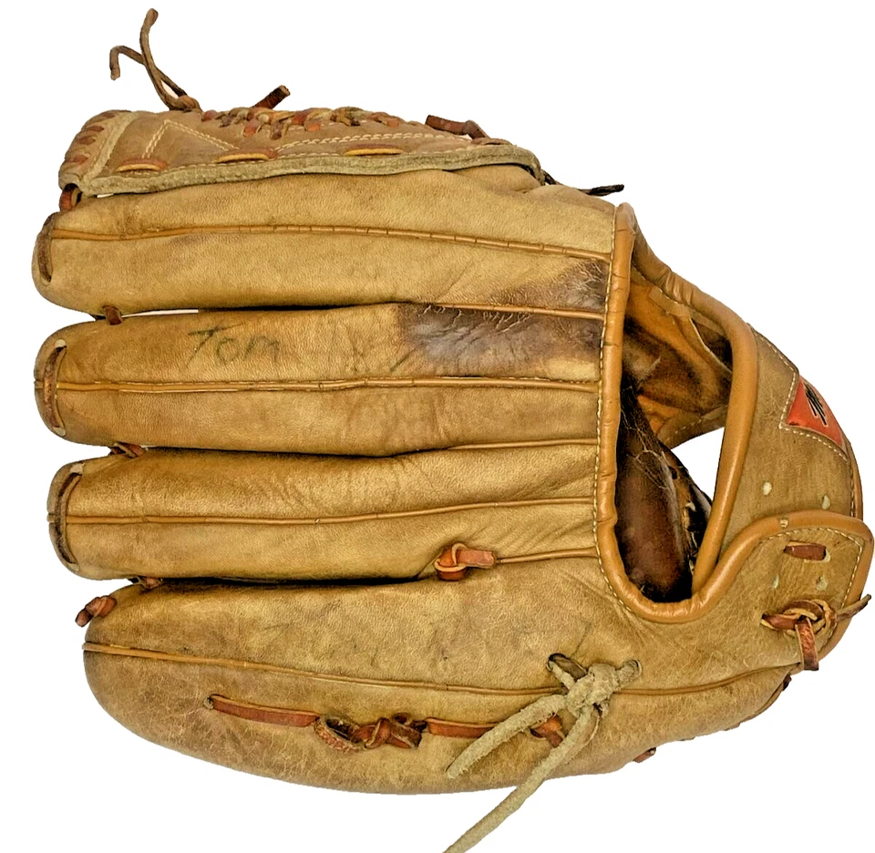 Guante de béisbol Hank Aaron-Firma MacGregor Crown M7P 12" Salón de la fama 1982 de colección 1971 Foto 4 de 4