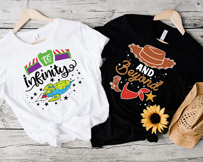 Premium klassisches T-Shirt für Herren & T-Shirt für Kinder & Frauen, Infinity & Beyond