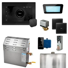 Super (XDream) 15KW Steam Gen w/iSteamX Ctrl Aroma Glass Stmhead-Blk Matte Black