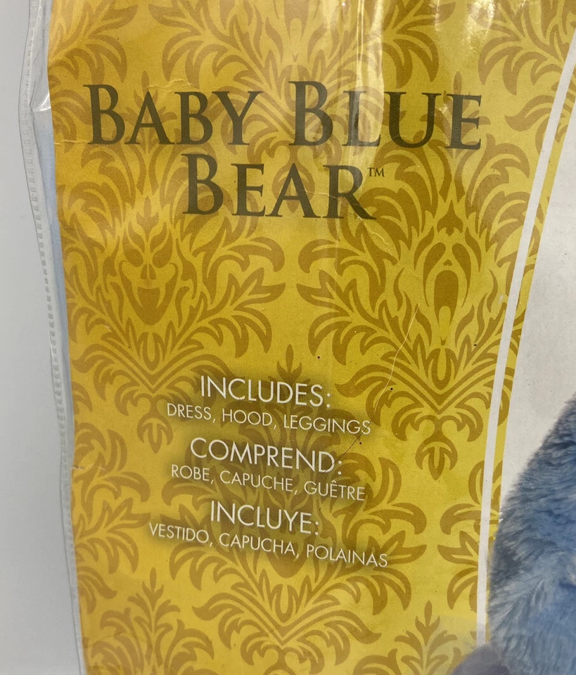 Bebé Oso Azul Halloween Disfraz Niños Pequeños 1-2 Años 3 Piezas Nuevo Foto 3 de 4